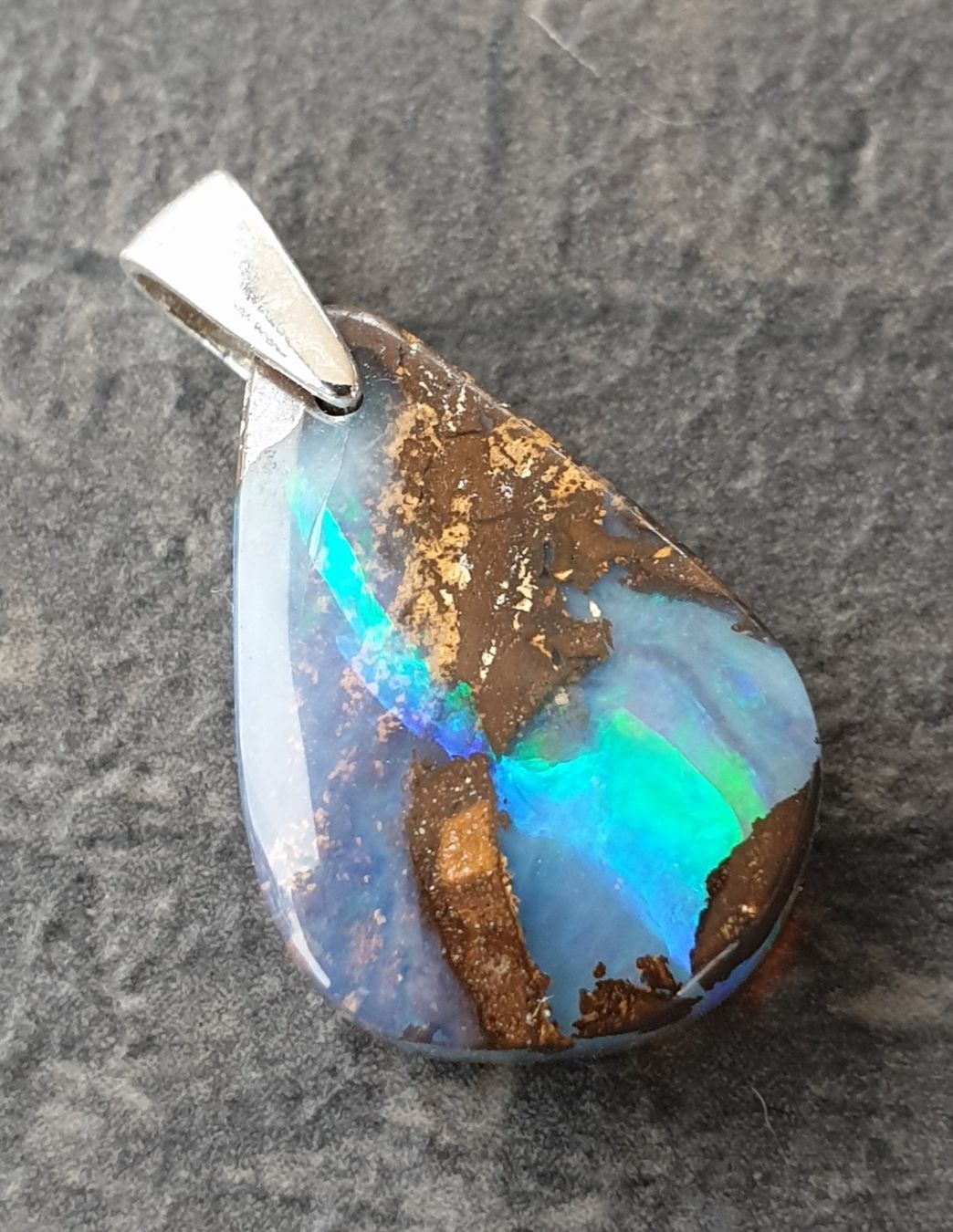 Ciondoli: Anhänger Boulder Opal. – Nuovo (secondo la descrizione) da Niederbüren venduto da Raphael014 1