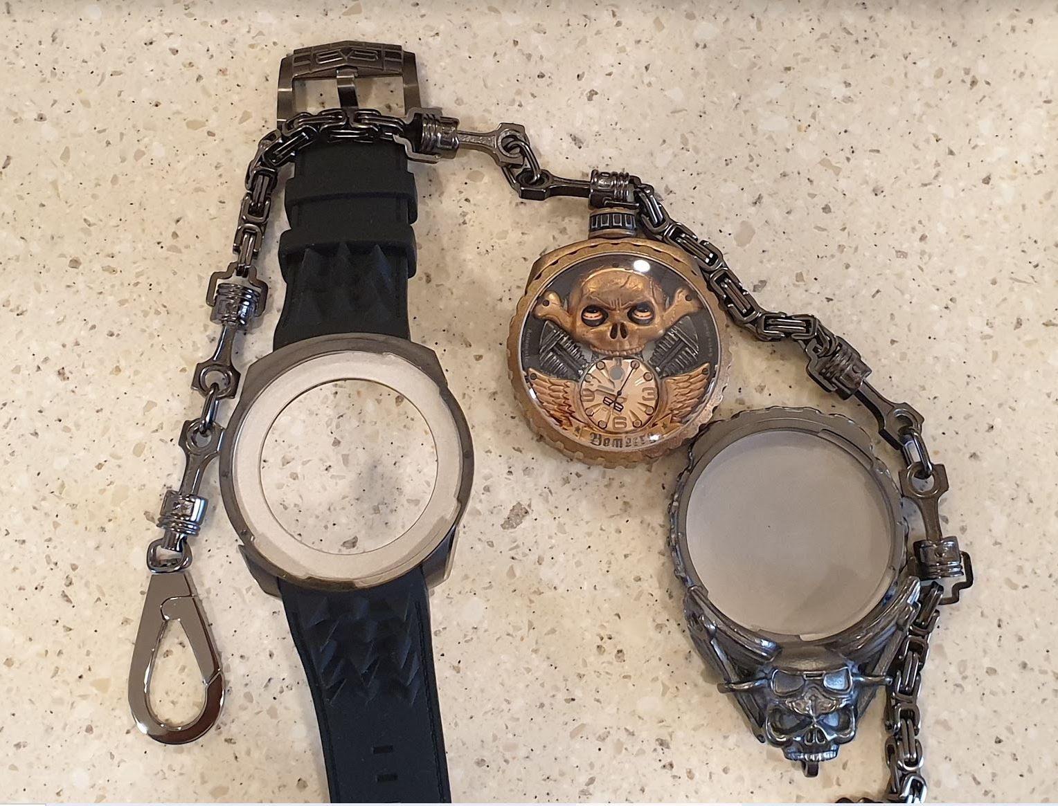 Bomberg Montres: Bomberg Bolt-68 Skull Rider Bronze Automatic – Neuf (Voir description) à Chabrey par Horology 4