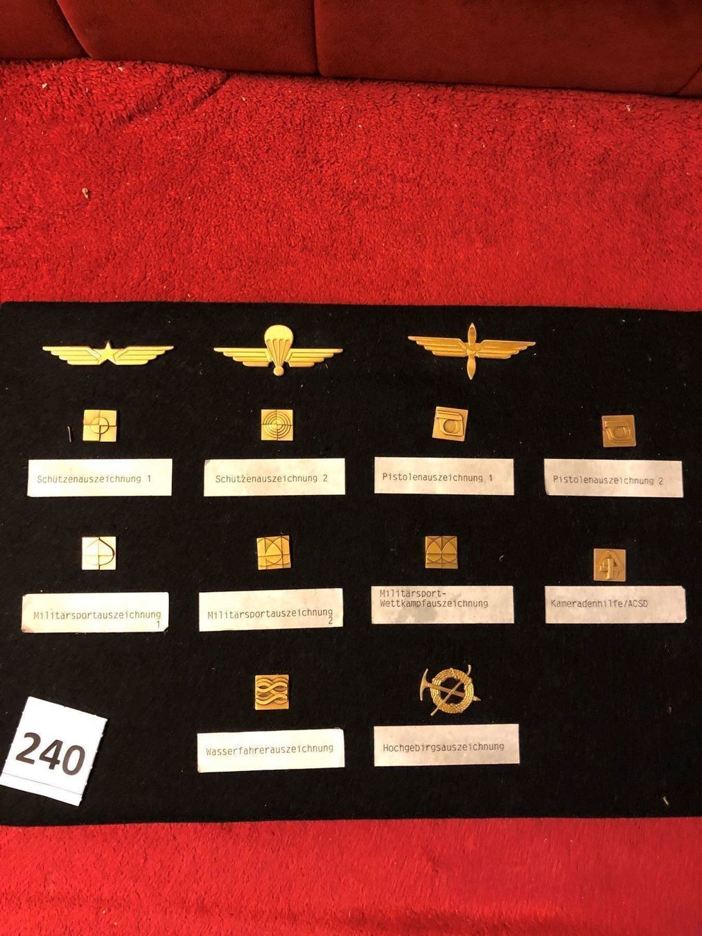 Schweizer Armee Placchette & Badge: Militär Abzeichen – Usato da Bühler venduto da comaneci