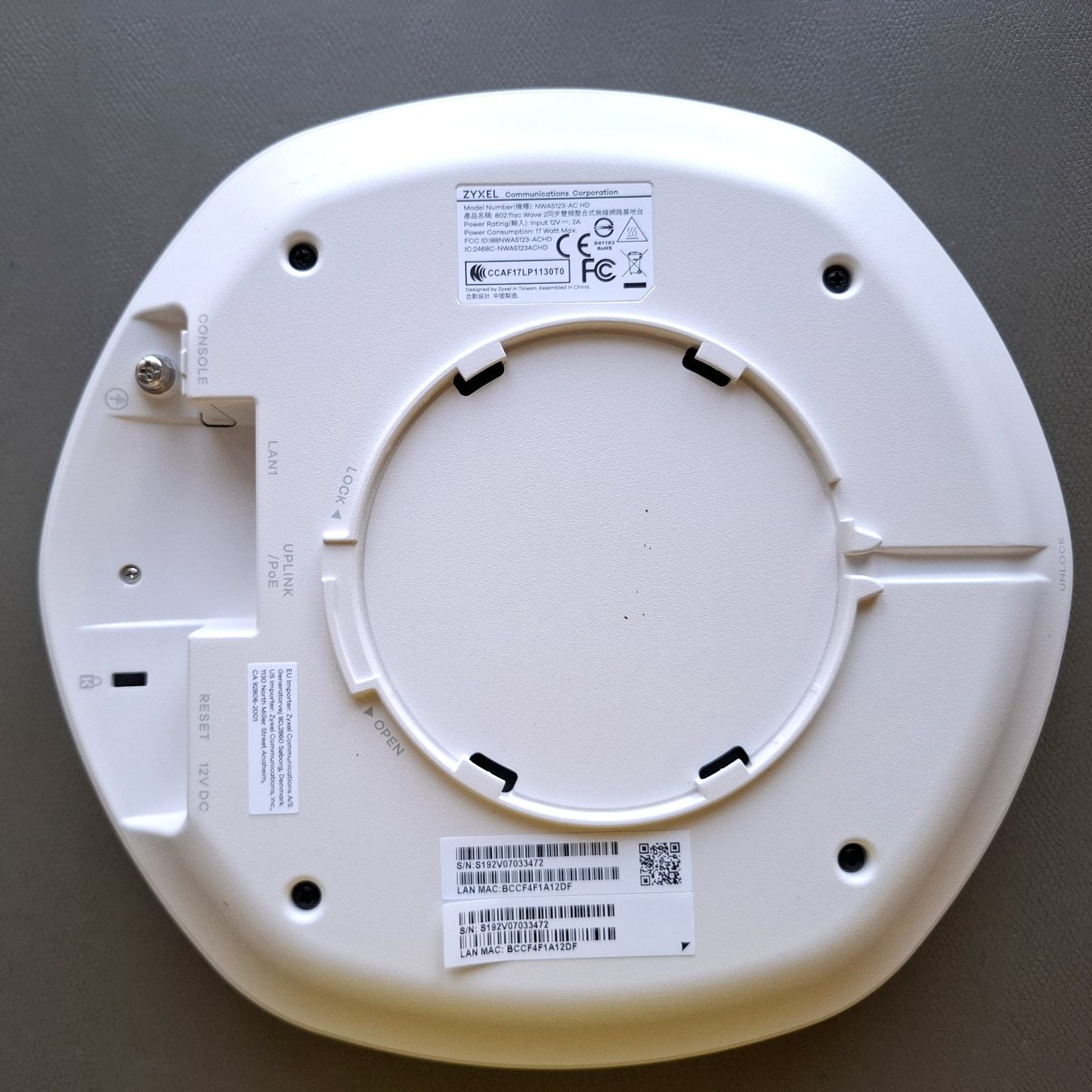 Zyxel WiFi: ZYXEL Access Point NWA 5123-AC HD – Usato da Marthalen venduto da cay2mar 1