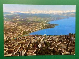Zürich und die Alpen - Flugaufnahme P- Zaugg