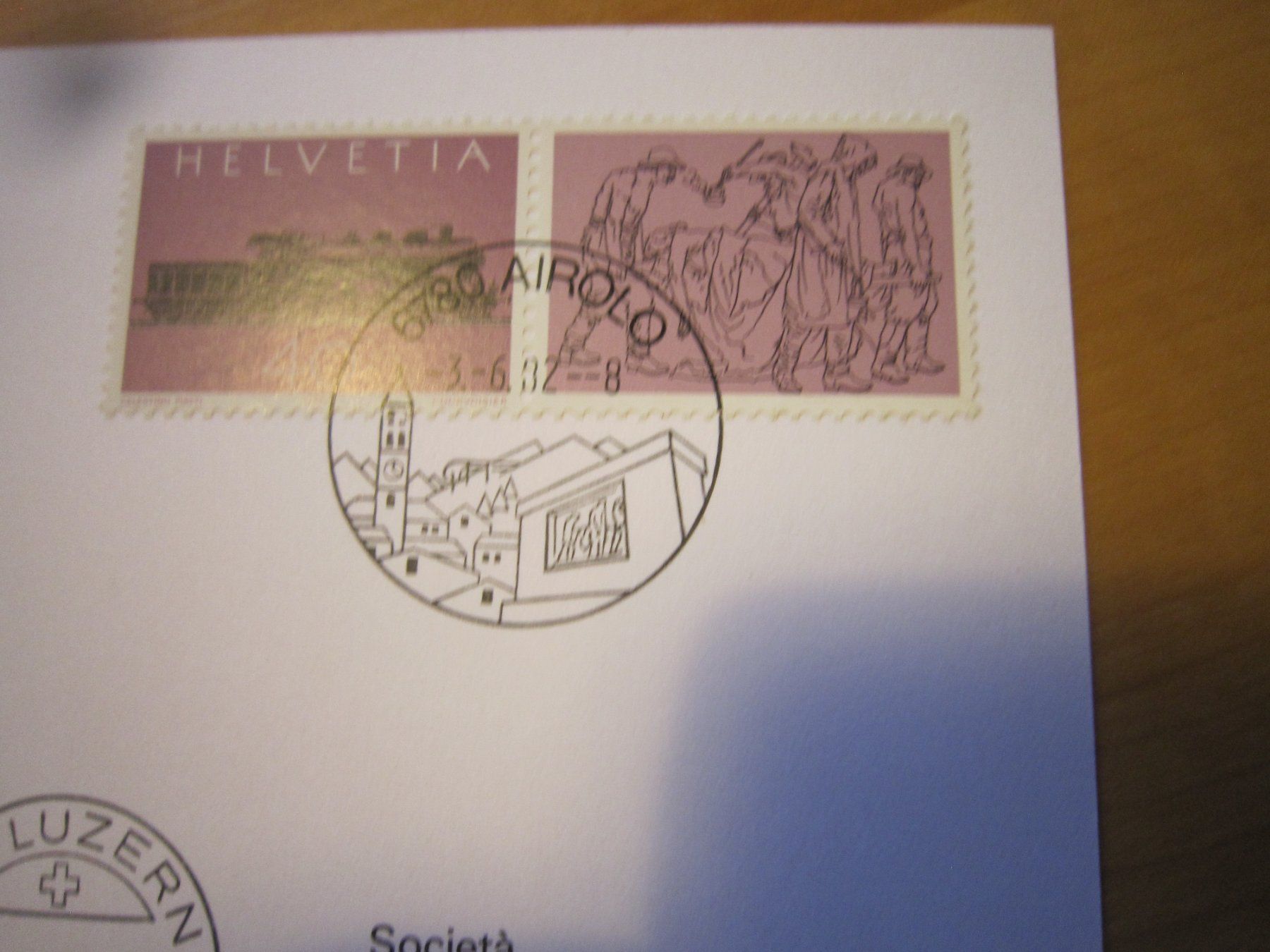 Tutti i francobolli: Lot A 1982 Airolo Luzern – Usato da Gordola venduto da Polentaefung 4