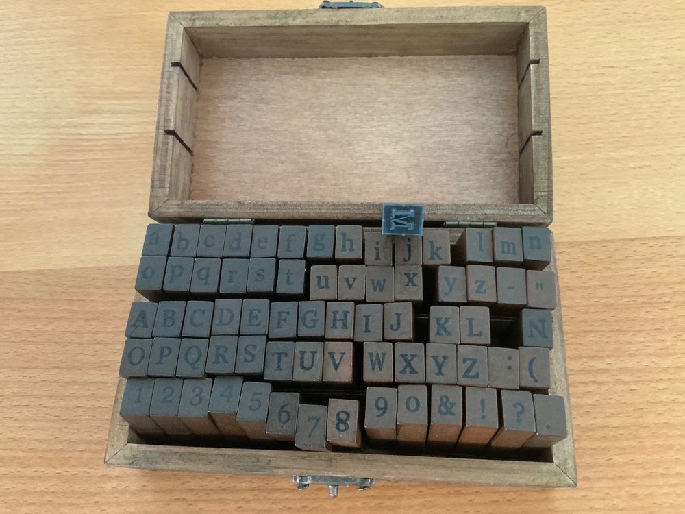 70-teiliges Gummistempel Alphabet Set - Buchstaben & Zahlen Für Basteln & Töpferei