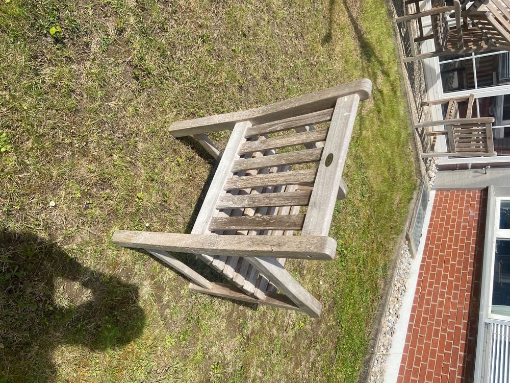 Massive TeakHolz Gartenstühle Kaufen auf Ricardo