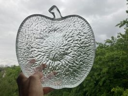 2er Set Apfel Schalen, Schüsseln Glas Vintage, super Zustand