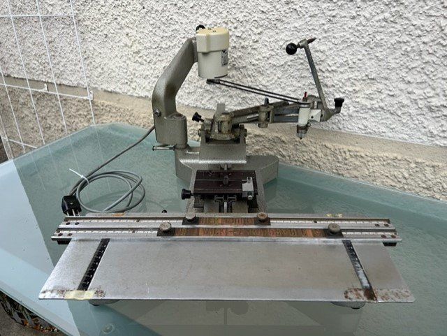 Rarität: Gravurmaschine von Gravograph, Troyes (France) ! (Gebraucht ...