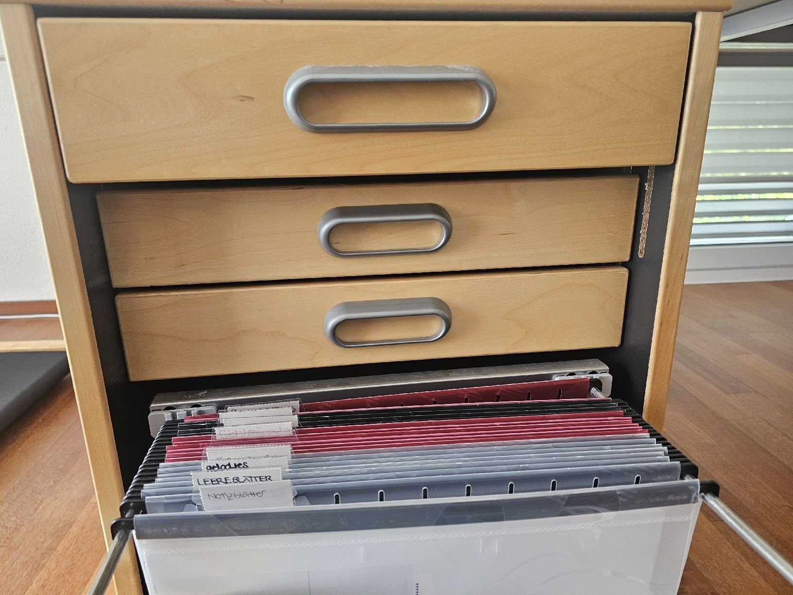 Ikea Korpus: Büro Rollcontainer, Buche hell – Gebraucht aus Geroldswil von because 1