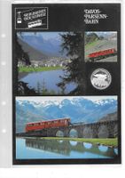 Davos-Parsenn-Bahn Medaille Feinsilber 15 Gramm