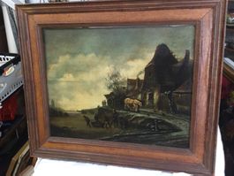 (22) Holländische Küstenszene 18. Jhdt.