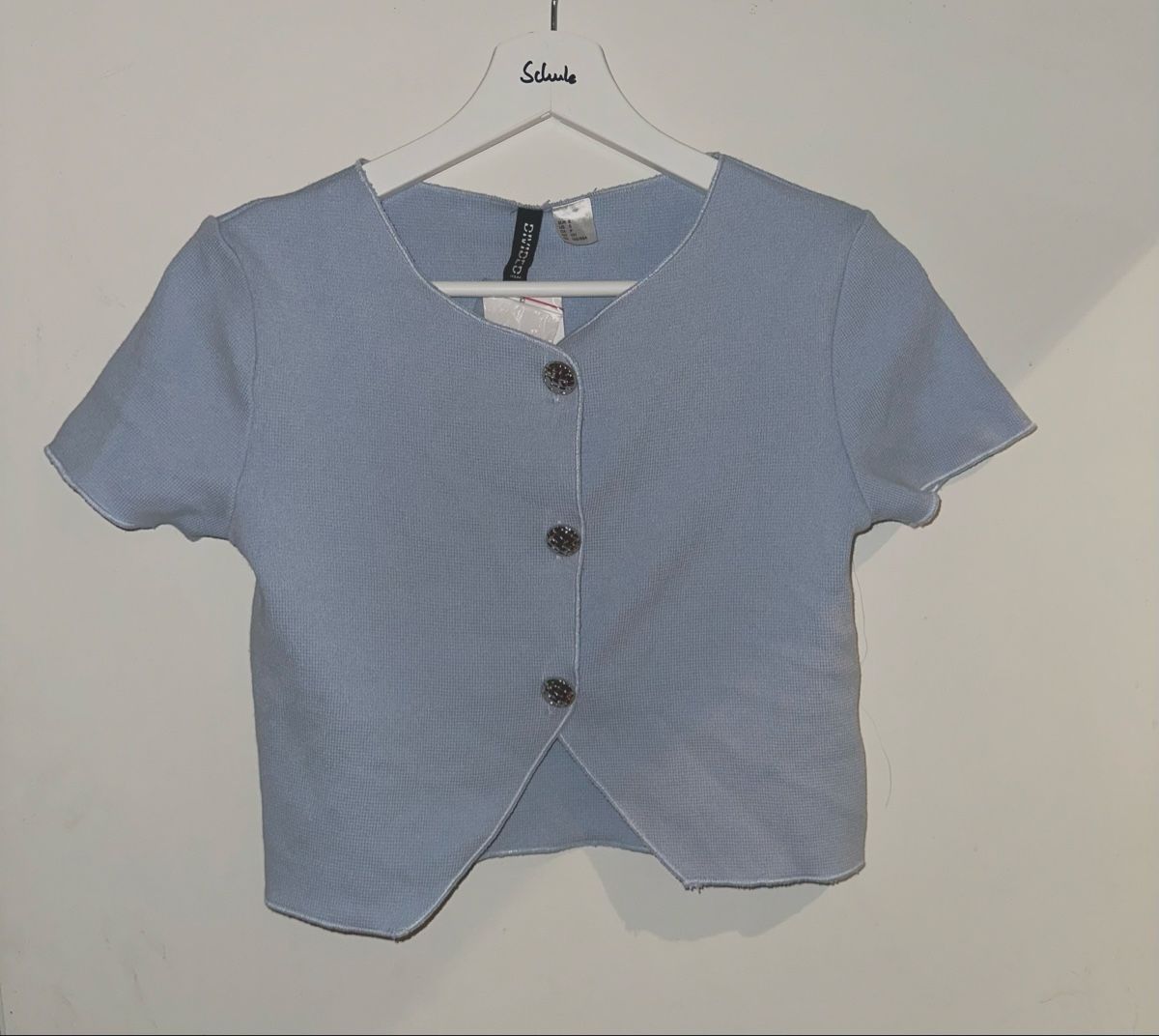 H&M Top: H&M Divided Sommer Crop-Top, hellblau, Grösse S – Nuovo e nell'imballaggio originale da Basel venduto da Erica_Manser 1