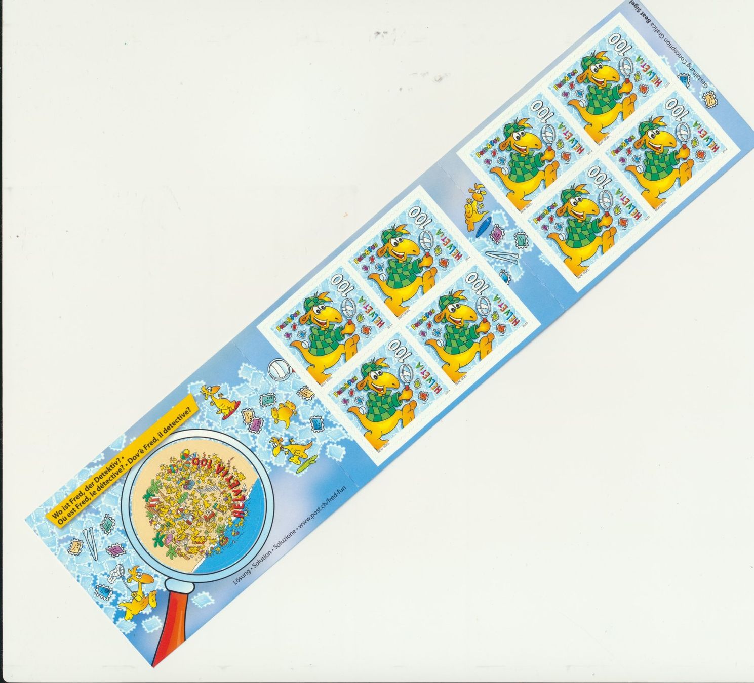 Tous les timbres: 2014 "Fred & Fun", Markenheftchen, ** postfrisch – Neuf (Voir description) à Winterthur par Zupogeru 1