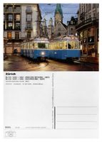 Zürich Paradeplatz Fraumünster Tram VBZ Be 4/6 1666 Mirage
