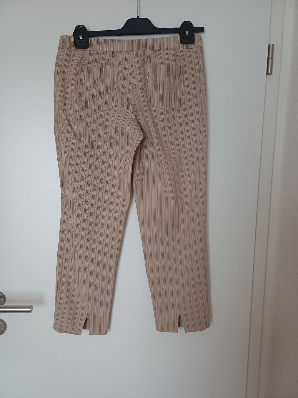 Pantaloni: Pantalon Piazza Sempione rayé, taille 44, coton – Usato da Boudry venduto da JulieG13 1