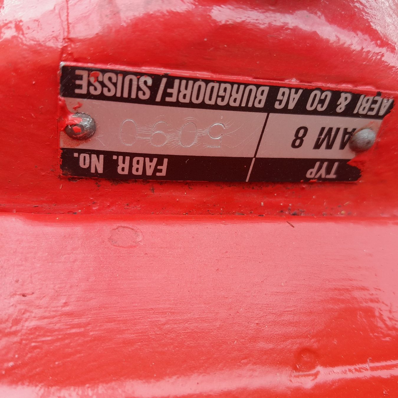 Aebi Tutte le macchine: Motormàher Aebi AM 8 ab Service – Usato da Eggiwil venduto da asegg502 6