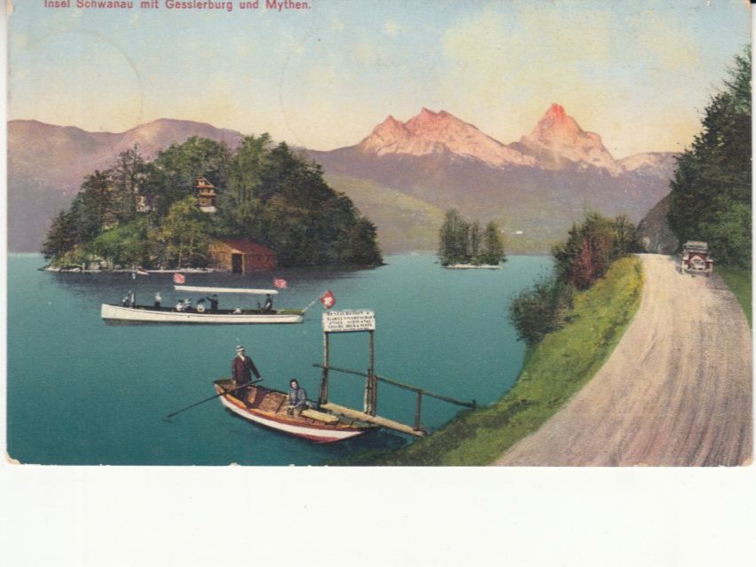 Ansichtskarten: Schwanau 1914 – Gebraucht aus Bürglen TG von StampGraf
