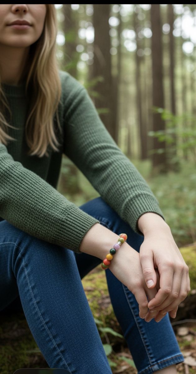 Bracciali & Braccialetti: Mookait Jasper Stretch Armband – Nuovo e nell'imballaggio originale da Kriens venduto da Hortensie6 4