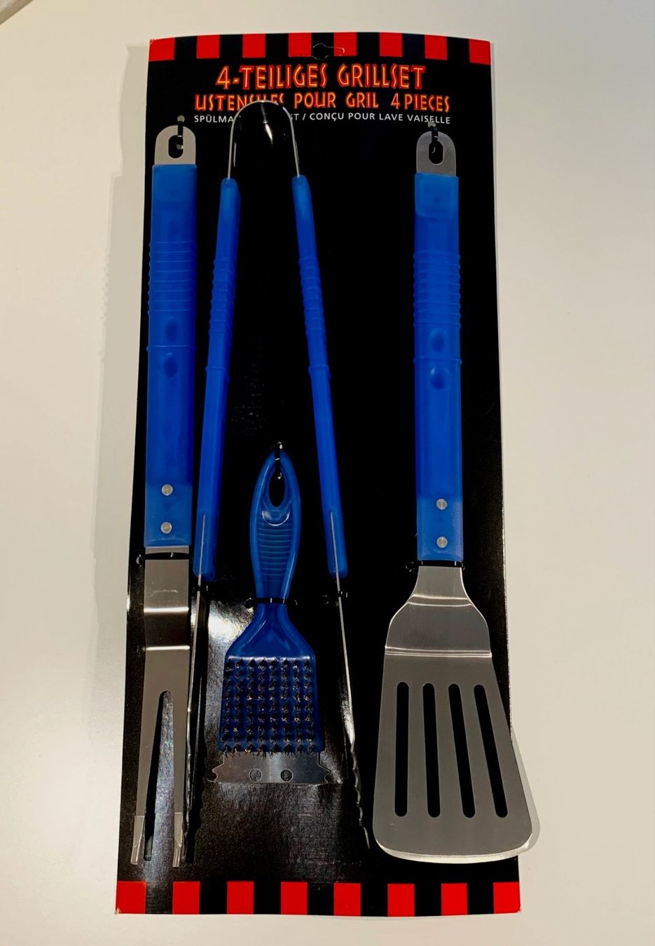 Set di posate: 4x Teiliges Grillset – Nuovo e nell'imballaggio originale da Soyhières venduto da Spartan117 1