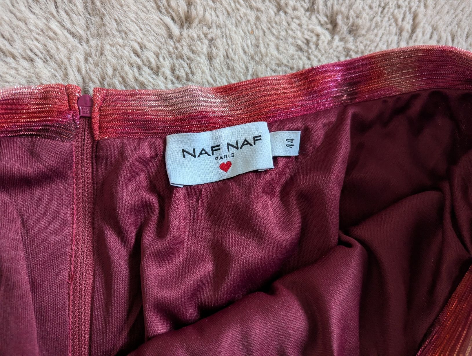 Nafnaf Gonne: jupe métallisée Naf Naf 44 – Nuovo (secondo la descrizione) da Montreux venduto da dem_gyt9 2