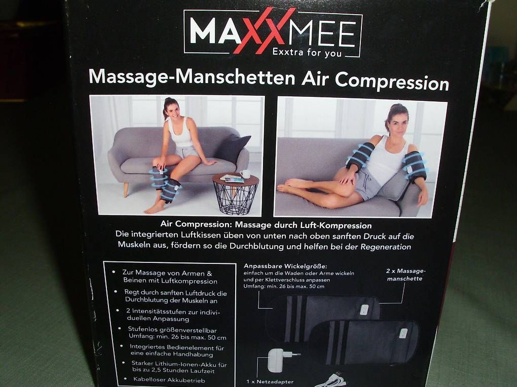 Dispositivi per massaggi: MAXXMEE Massage-Manschetten Air Compression – Usato da Gümligen venduto da Marianne2 1