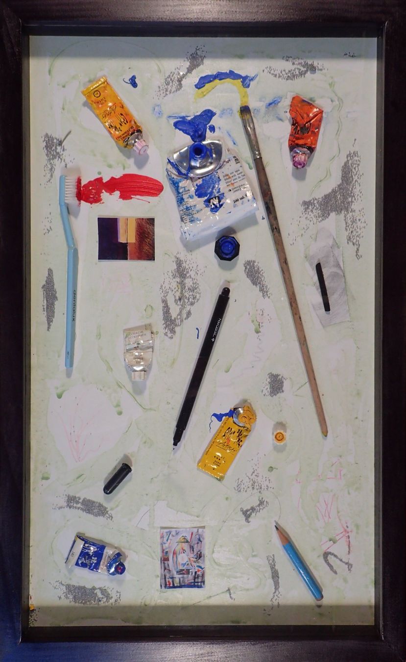 Dipinti: Collage: Malmaterial – Nuovo (secondo la descrizione) da Fribourg venduto da erw_68dx