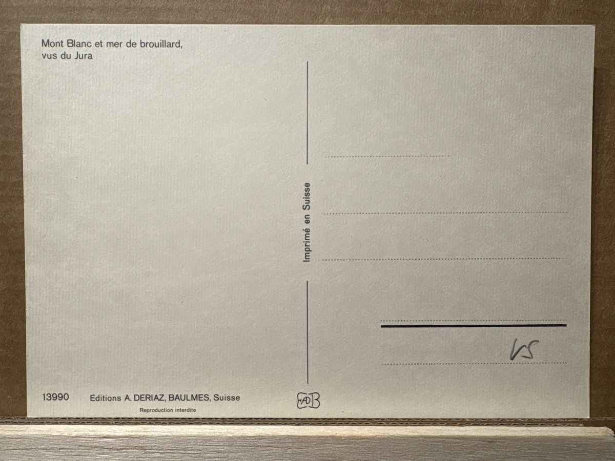 Cartoline postali: AK von Mont Blanc – Usato da Rümlang venduto da Kartenpost1 1