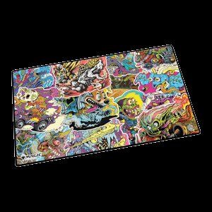 Magic The Gathering Carte collezionabili: Magic the Gathering Aetherdrift: "Revved-Up Racers" Playmat – Nuovo e nell'imballaggio originale da Zwingen venduto da Cards4U 1