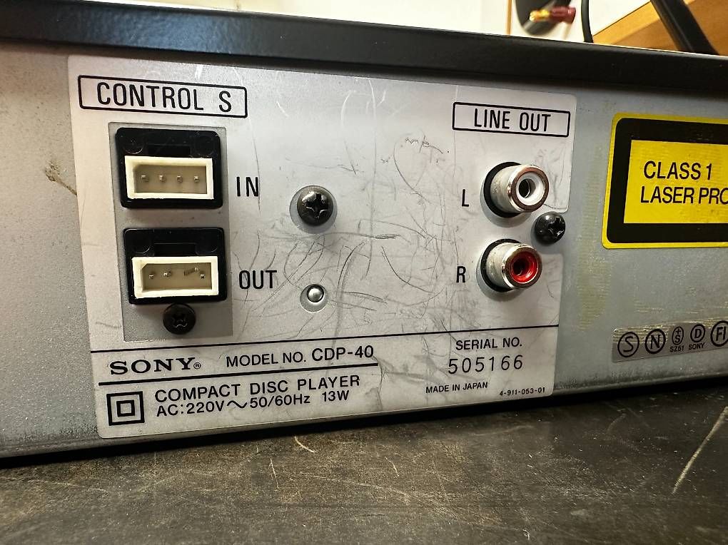 CDs: Sony CDP-40 Compact Disc Player – Gebraucht aus Horw von Bucher_AG_Horw 1