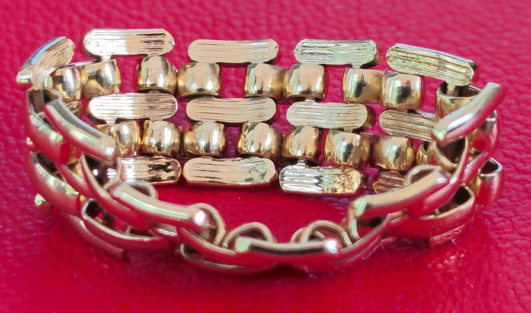 Ringe: Gliederring im klassischen Panther- oder Backstein - Design – Gebraucht aus Zürich von Tanteemma369 5