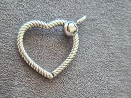 Charm Schlüsselanhänger Herz 2cm Durchm. +Garantie