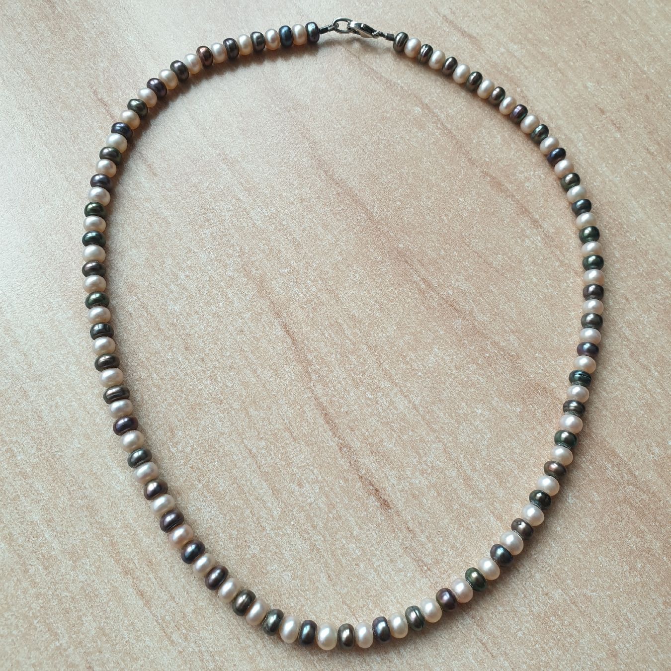 Catenine: Echte Perlen Kette 925er Silber Verschluss Länge 42cm – Usato da Winterthur venduto da katzen07