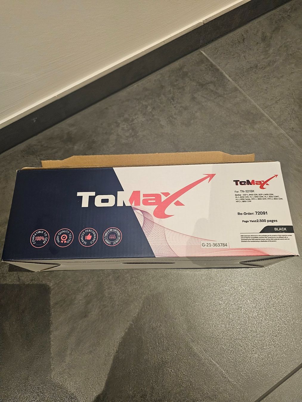 Brother Cartucce per stampanti & toner: Drukerpatrone Tomax TN32-321BK schwarz – Nuovo e nell'imballaggio originale da Cadro venduto da fschuetrumpf