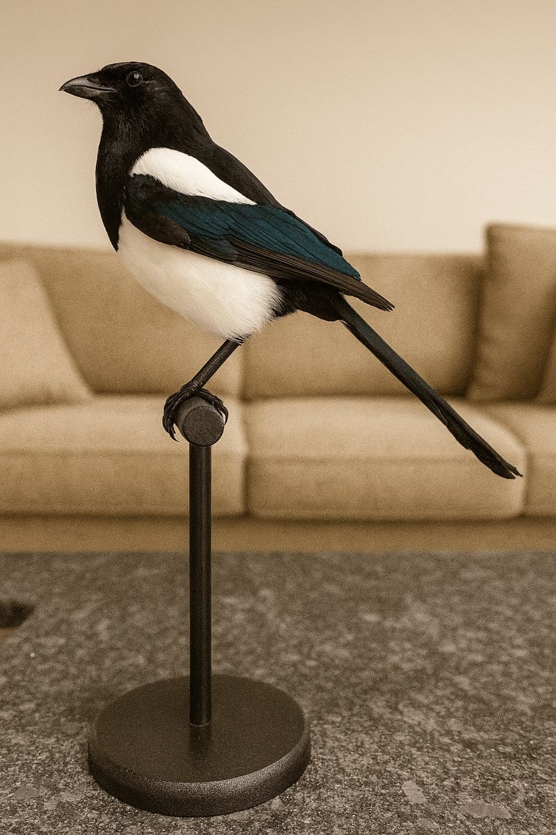 Il mondo degli animali: Elster Präparat ausgestopft  – Nuovo e nell'imballaggio originale da Zürich venduto da unique2010 4