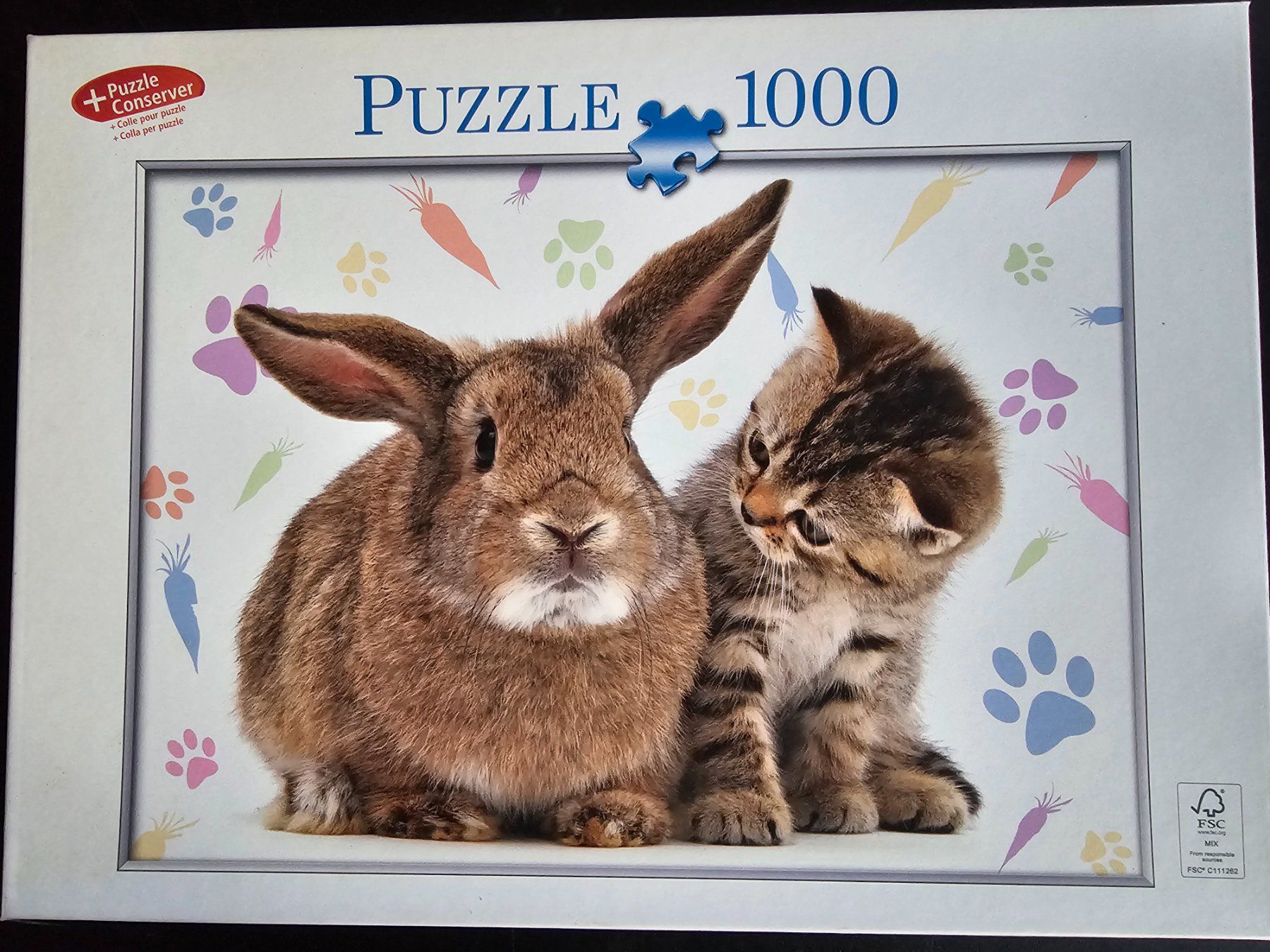 Puzzle: Puzzle 1000 Teile -  Katze, Hase – Usato da Altstätten SG venduto da Carrybones