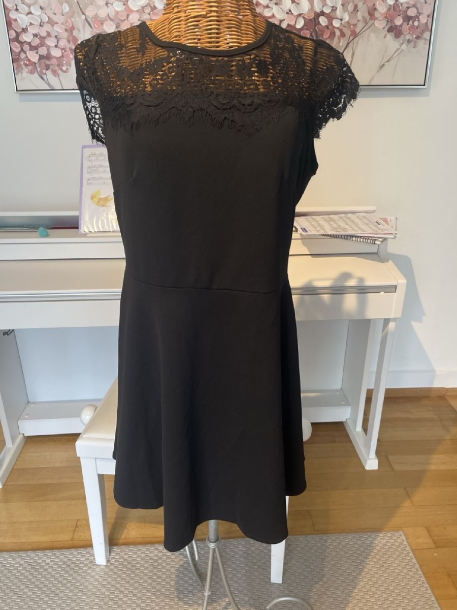 Zebra Vestiti: Kleid, Spitze kurzarm, Zebra, M – Usato da Solothurn venduto da Bobesch08