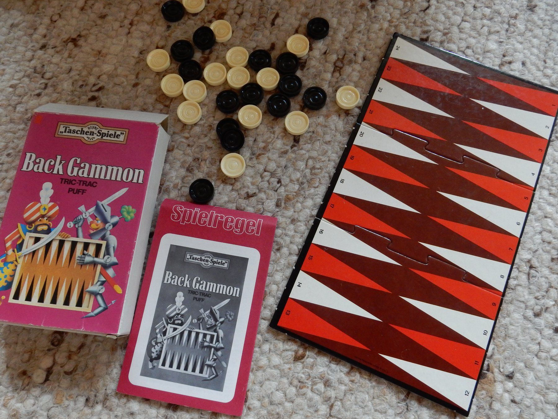Spiele: Reyne Taschen-Spiel Backgammon Tric-Trac Puff – Gebraucht aus Jona von JOberg_25 6