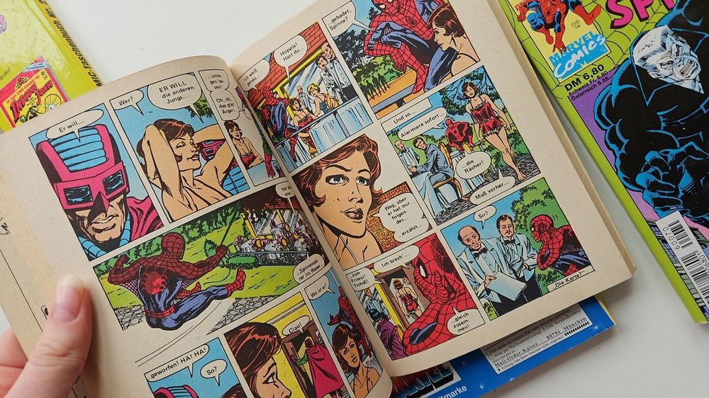 Comic Taschenbücher: Spider-Man (Condor Verlag) 9 Stk. Spid (Neu ...