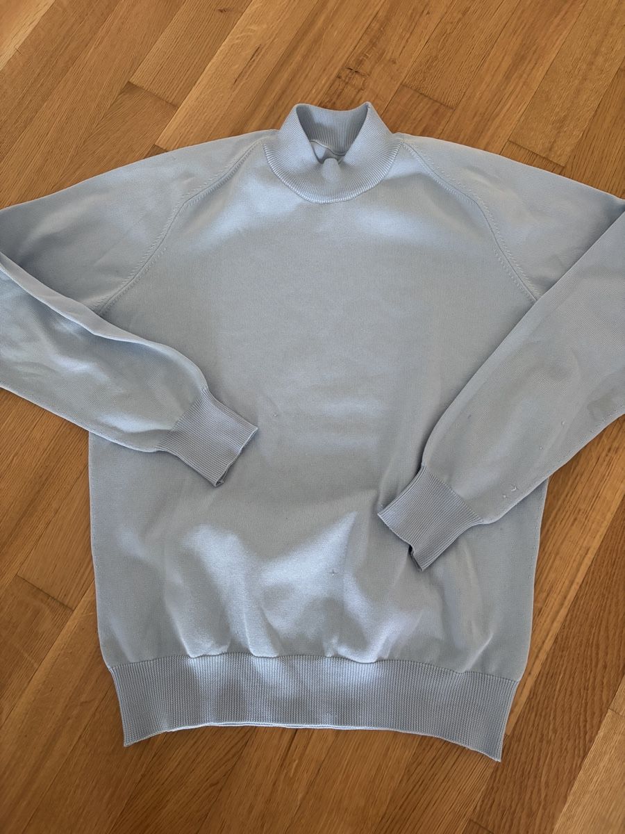 Top: Pull col montant bleu  – Usato da Bulle venduto da ali_7fns
