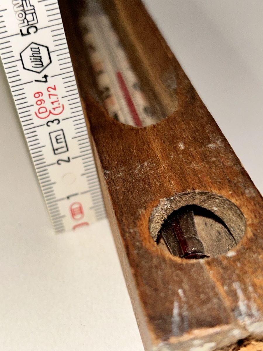 Altro per la casa: Altes Holz Thermometer Vintage Deko – Usato da Düdingen venduto da Reconflo 4