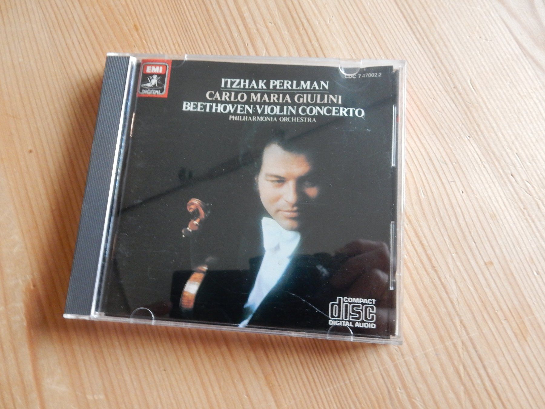CDs: CD Beethoven Violin Concerto Itzhak Perlman Carlo M. Giulini – D'occasion à Jona par JOberg_25