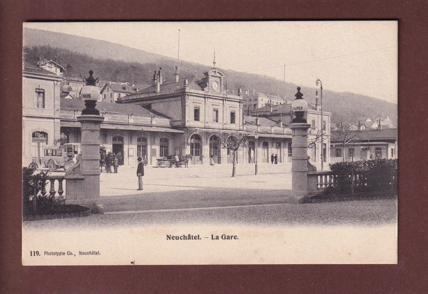 Cartes postales: NEUCHÂTEL - La Gare – D'occasion à Pully par nicecards