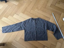 Strickjacke C&A grau Grösse XS neu 