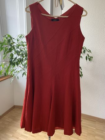 Robe en lin rouge Julie JM Mitchell, taille S