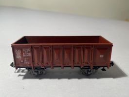 ROCO, Offener Güterwagen braun DB, DC Achsen