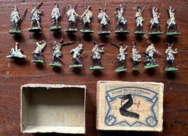 Blei- Zinnsoldaten in orig. Schachtel Bodentruppe 1813