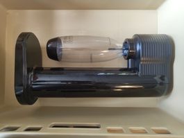 Wassersprudler Sodastream Terra schwarz mit Zylinder