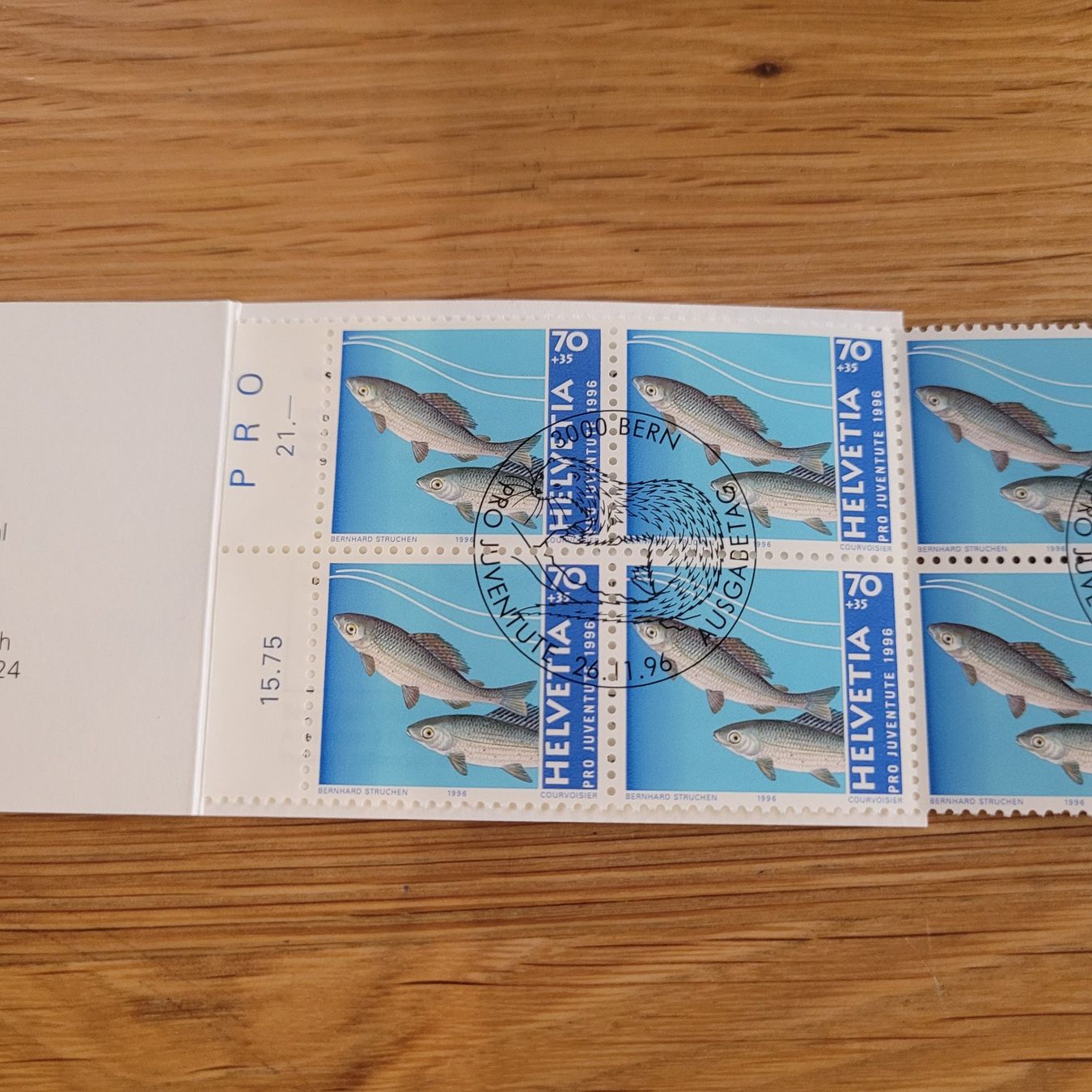Tutti i francobolli: Markenheftchen Carnet De Timbre Pro Juventute 1996 – Usato da Biel/Bienne venduto da Destockweb 2