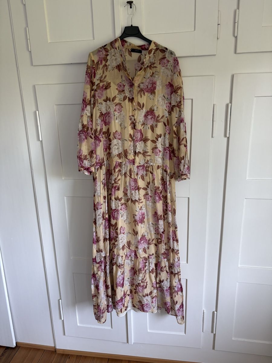 Kleider: Kleid Blumenprint Baumwolle Seide – Gebraucht aus Winterthur von gre_7nbw
