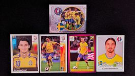 Zlatan Ibrahimović - 5 fig. Panini (Euro 2008/2012/2016)