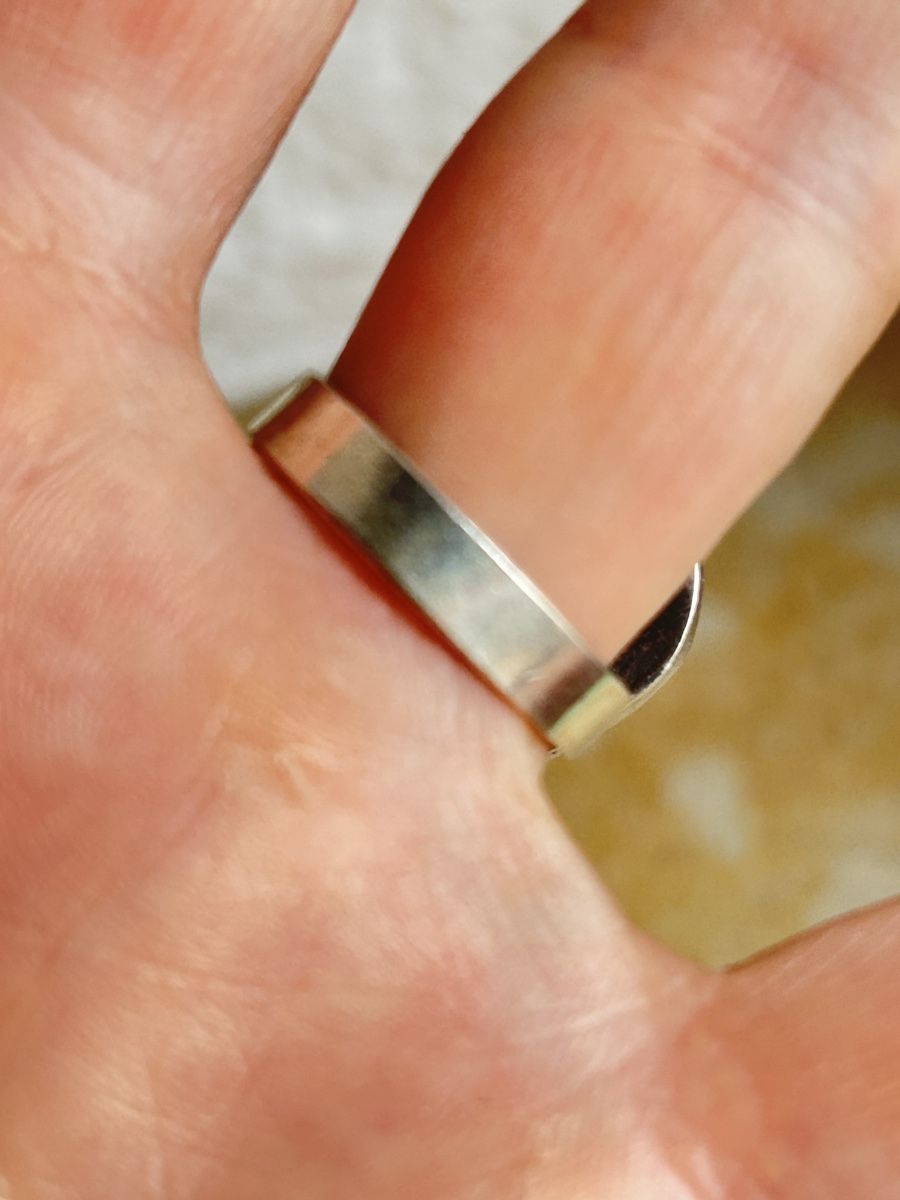 Anelli: Bernstein Ring, 835 Silber, Vintage Gr. 56 – Usato da Laufen venduto da Bellebellezza 7