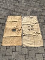 2 Stück Armee Jute Brotsäcke!